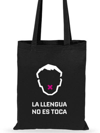 Bolsa de Tela La llengua no es toca